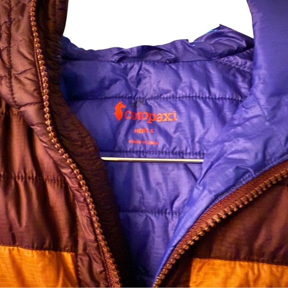 Cotopaxi Fuego Hooded Down Jacket
Men’s Small (Unisex Fit) - Picture 6 of 10